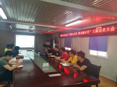 澳门威尼斯人网站中建二局上海分公司苏锡片区团总支召开“青春心向党建功新